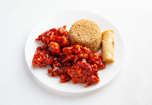 Order Spicy Orange Chicken Combo food online from China Bowl Express store, Charlotte on bringmethat.com