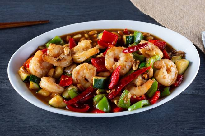 Order Kung Pao Shrimp food online from Little Wonton store, Anaheim on bringmethat.com