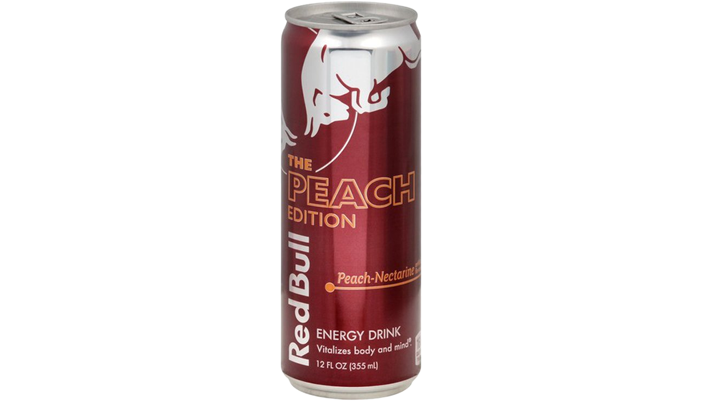 Order Red Bull Peach Edition 12oz food online from Extramile store, Los Angeles on bringmethat.com