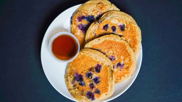 Order Blueberry Protein Pancakes food online from Fork to Fit Kitchen store, Mcallen on bringmethat.com
