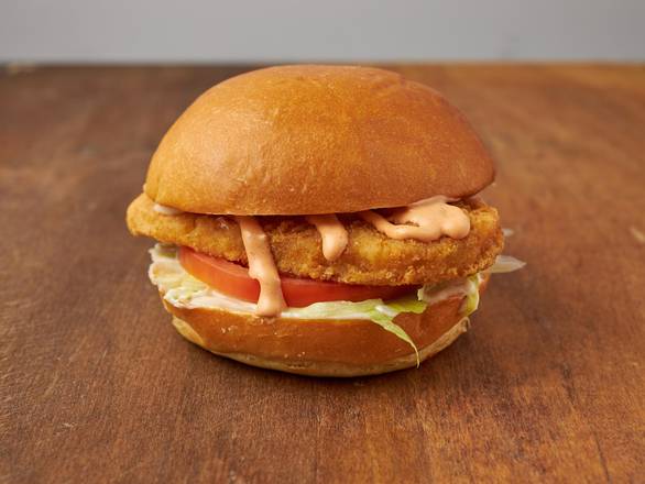 Order Spicy Chicken Sandwich food online from Naz's Halal Food To Go store, Brentwood on bringmethat.com
