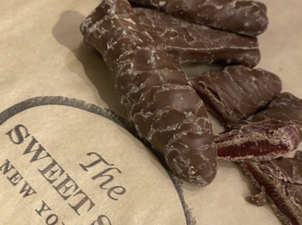 Order DARK Chocolate Covered Swedish FISH food online from The Sweet Shop Nyc store, New York on bringmethat.com