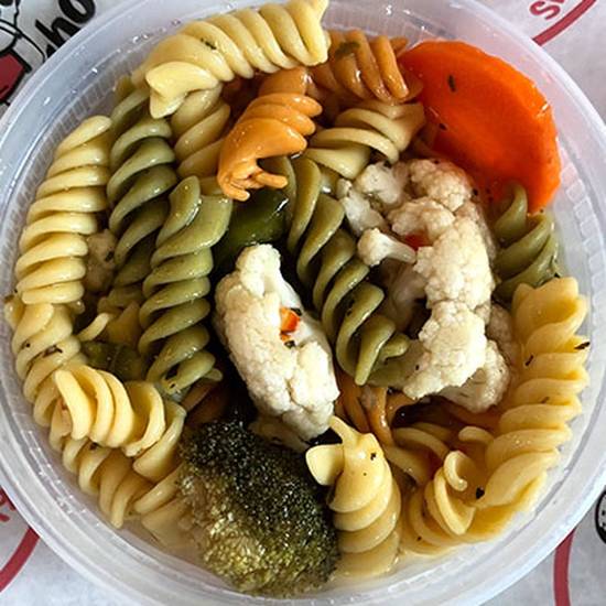 Order *4 oz. Pasta Salad food online from Groucho's Deli store, Rock Hill on bringmethat.com