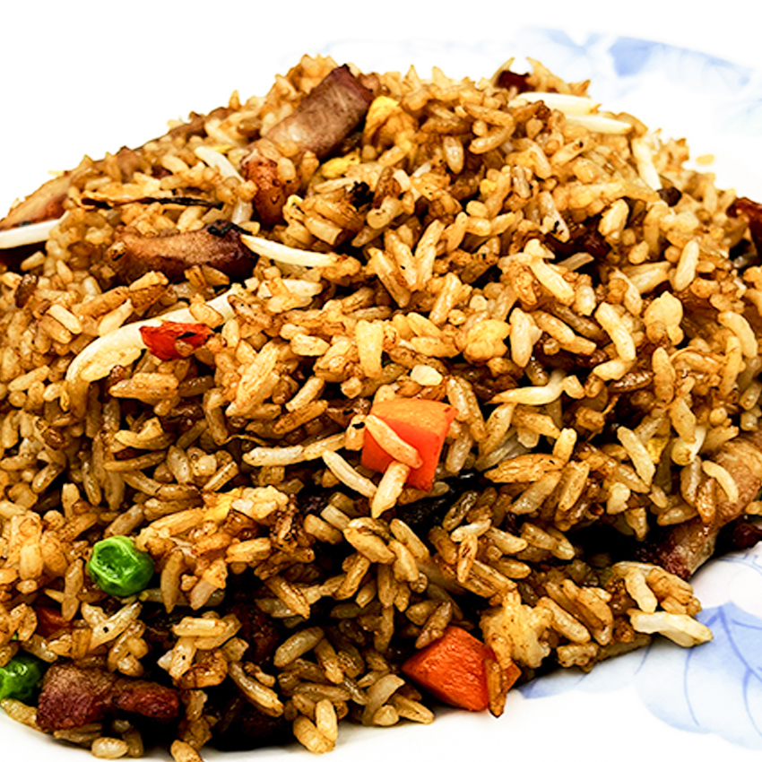 Order BBQ Pork Fried Rice food online from New Shanghai Restaurant store, Lake Forest on bringmethat.com