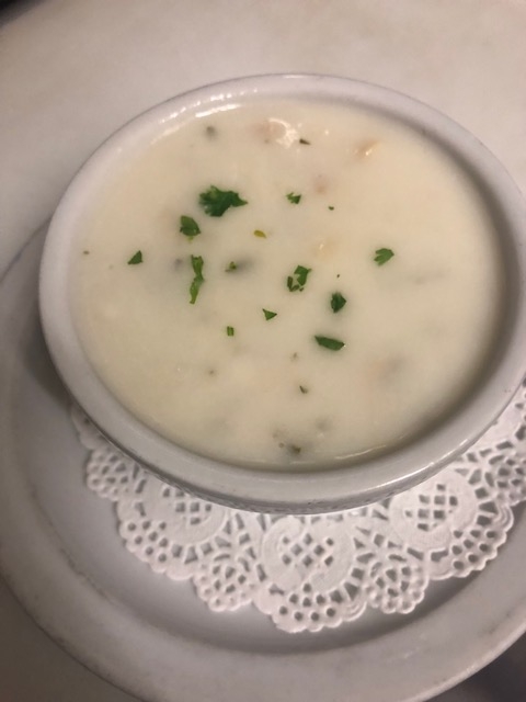 Order Cup Clam Chowder food online from Britannia Arms store, San Jose on bringmethat.com
