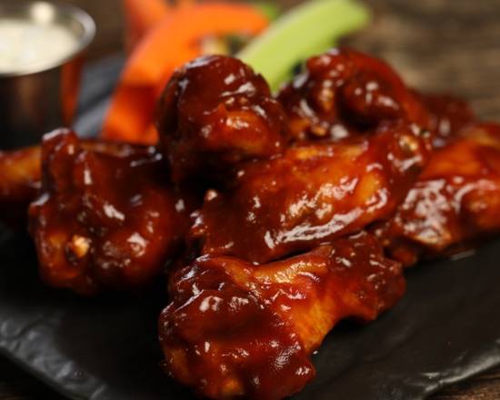 Order Traditional Classic BBQ Wings food online from Wildcard Wings store, Chandler on bringmethat.com