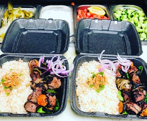 Order Shish Kebab Lunch food online from Shawarma House store, Westland on bringmethat.com