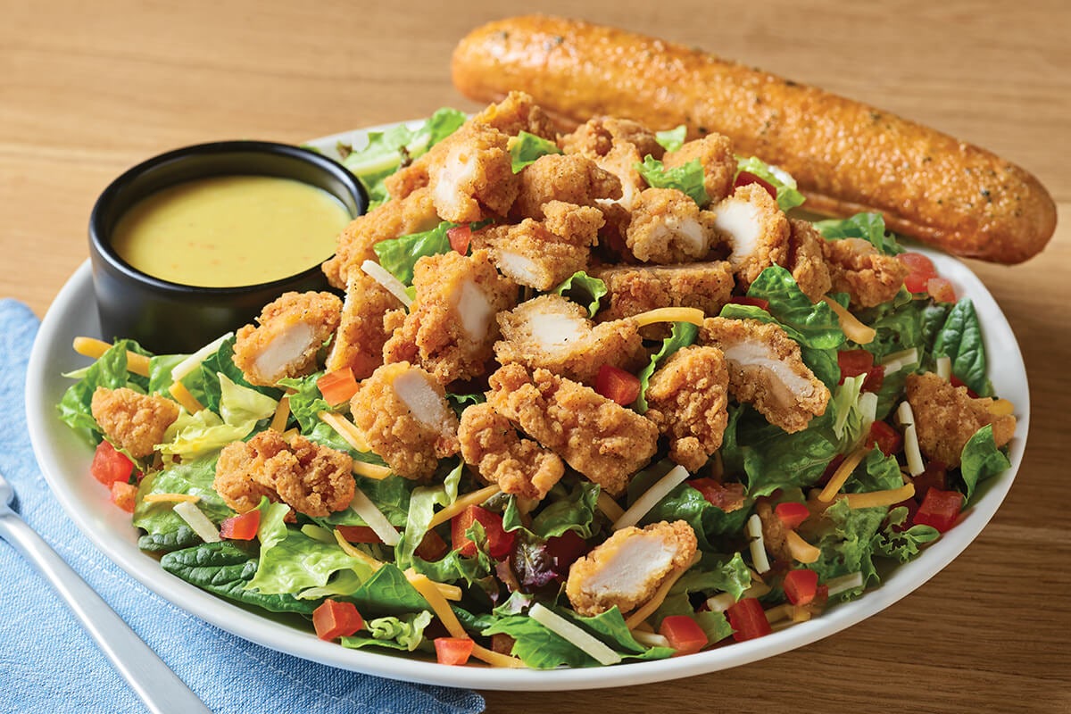 Order Crispy Chicken Tender Salad food online from Applebee store, Akron on bringmethat.com