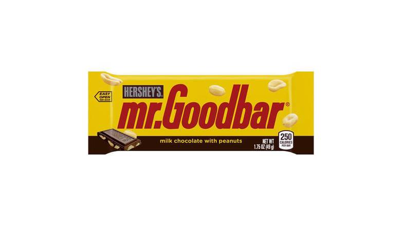 Order Hershey'S Mr. Goodbar Milk Chocolate With Peanuts Candy Bar food online from Trumbull Mobil store, Trumbull on bringmethat.com