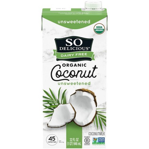 Order Organic Coconut Unsweetened Milk (1QT) food online from The Vegan Place store, Canoga Park on bringmethat.com