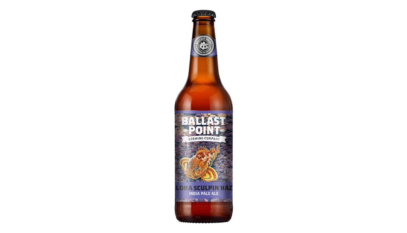 Order Ballast Point Aloha Sculpin IPA 6x 12oz Cans food online from Golden Rule Liquor store, West Hollywood on bringmethat.com