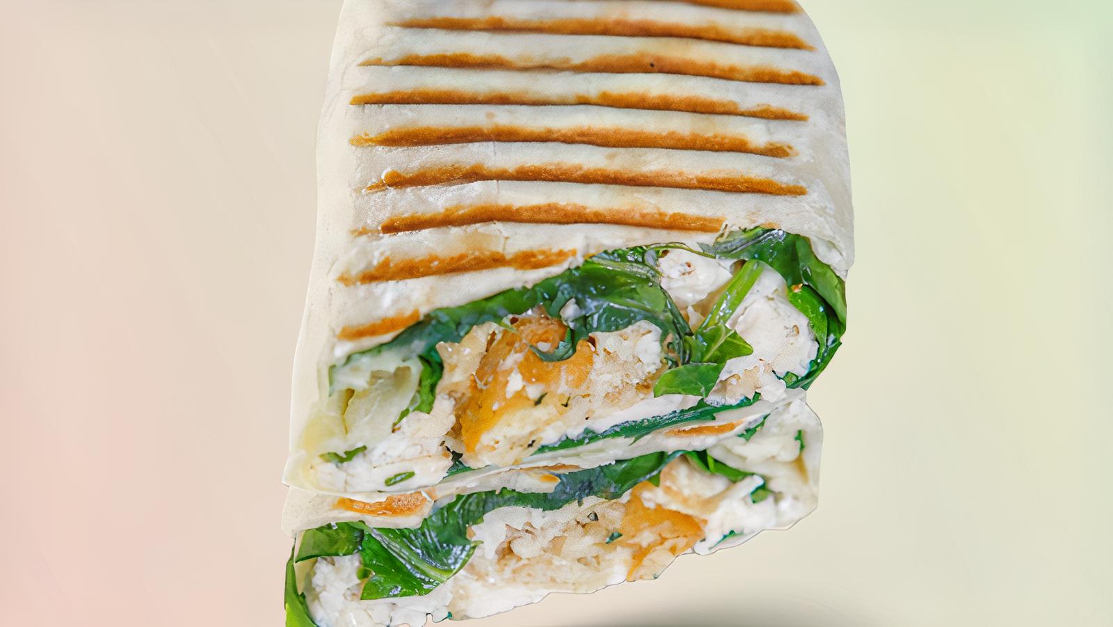 Order CHICKEN CAESAR WRAP food online from Sweetberry Bowls store, Pompton Lakes on bringmethat.com