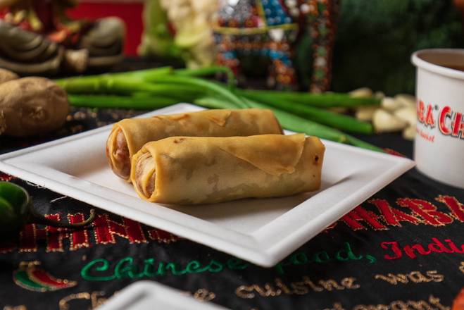 Order Vegetarian Spring Rolls (2 pcs) food online from Chinese Dhaba store, Suwanee on bringmethat.com