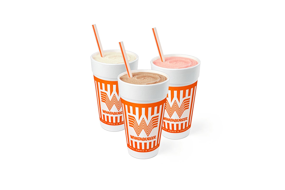 Order Medium Shakes food online from Whataburger store, Robstown on bringmethat.com