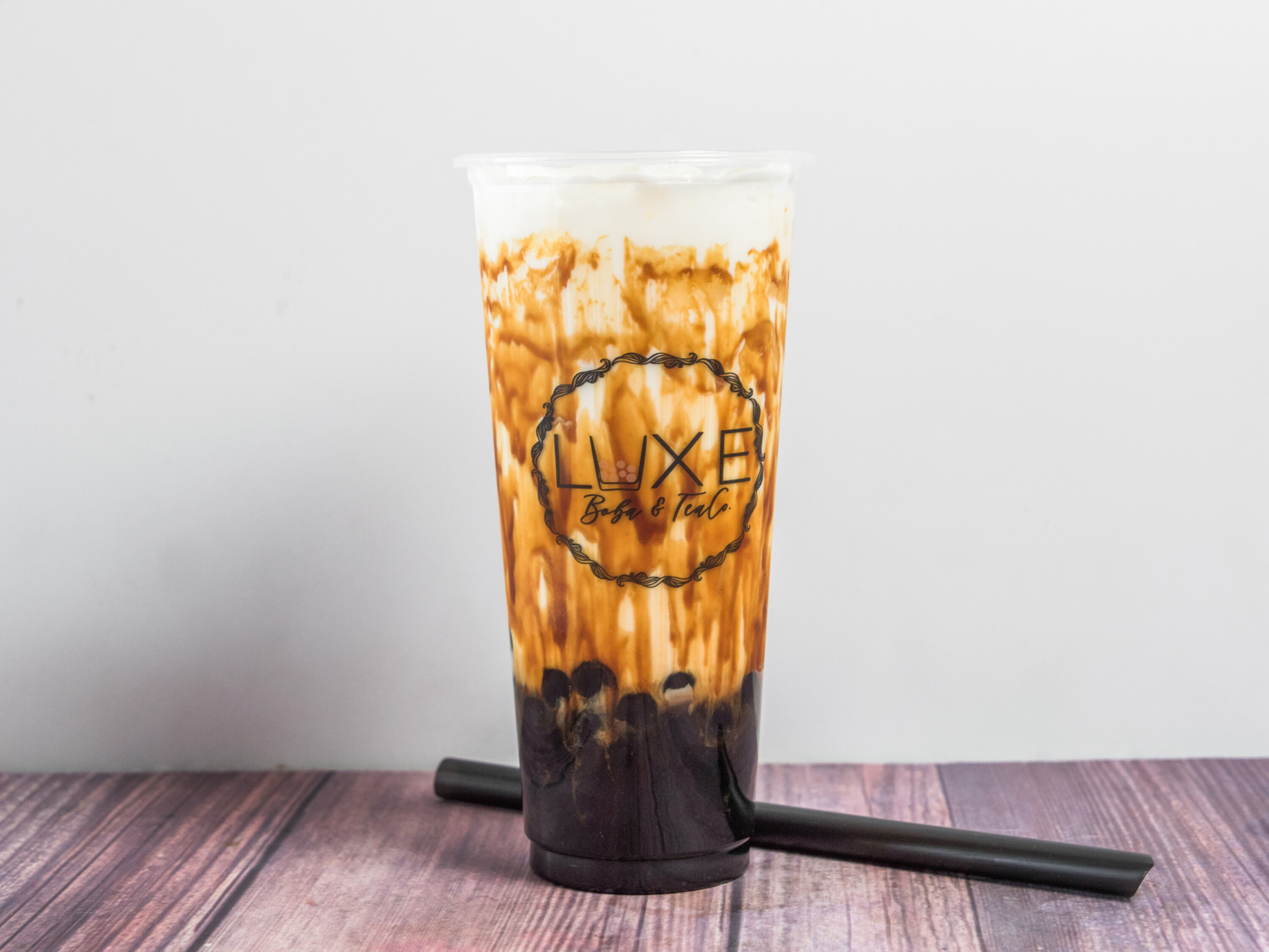 Order Exclusive BTS Inspired Drink (Black Tiger Sugar) food online from Luxe Boba & Teaco store, San Diego on bringmethat.com