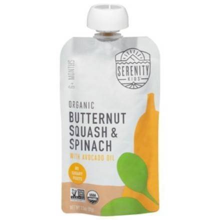 Order Serenity Kids Butternut Squash and Spinach Baby Food (3.5 oz) food online from Light Speed Market store, Marietta on bringmethat.com