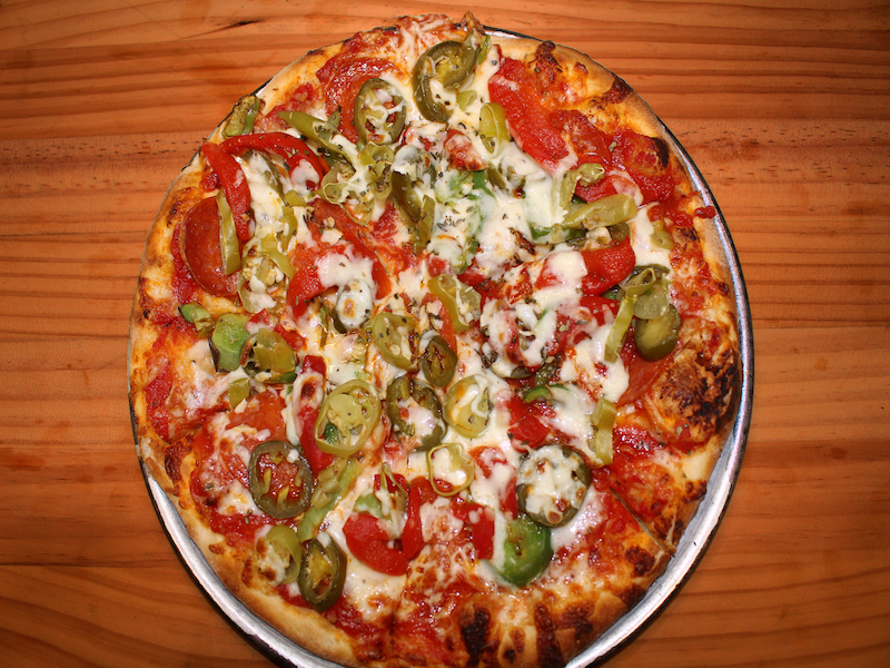 Order 5 Pepper Pizza food online from Stefano's Pizza Express store, Pharr on bringmethat.com