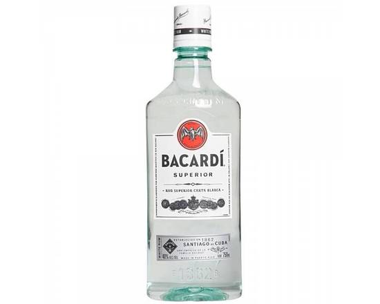 Order Bacardi Silver, 750mL rum (40.0% ABV) food online from 50th Street Liquor, Beer & Wine store, Lubbock on bringmethat.com
