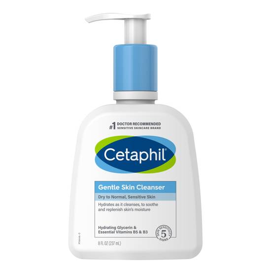 Order Cetaphil Hydrating Gentle Skin Cleanser for Dry to Normal Sensitive Skin, 8 OZ food online from CVS store, SPRING VALLEY on bringmethat.com