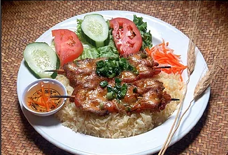 Order Charbroiled Chicken with Steamed Rice (Com Ga Nuong) food online from Pho Super Bowl store, Diamond Bar on bringmethat.com
