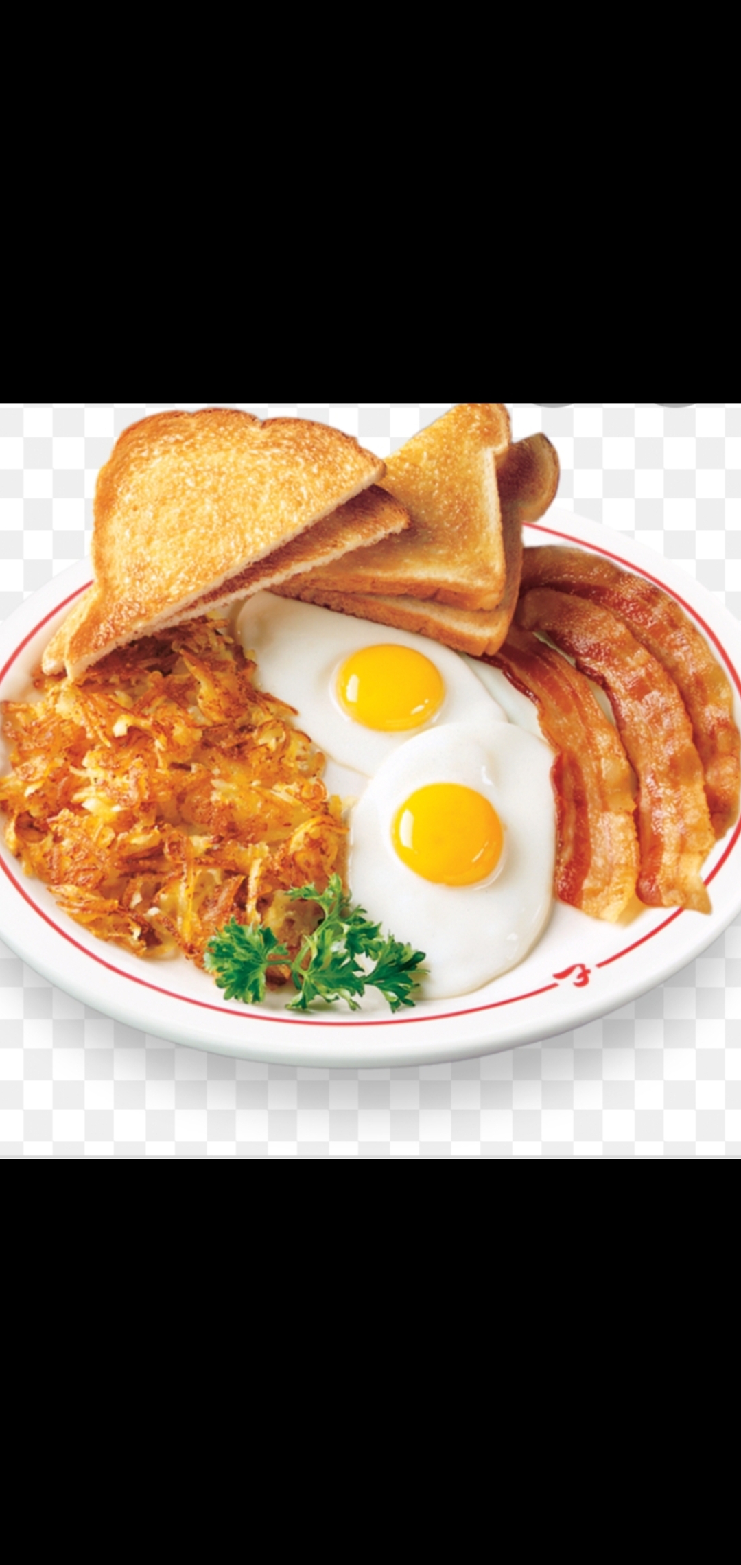 Order Eggs Turkey Bacon & Your Favorite Potatoes With Side Toast Better Breakfast Platter  food online from American Gourmet Foods Deli store, New York on bringmethat.com