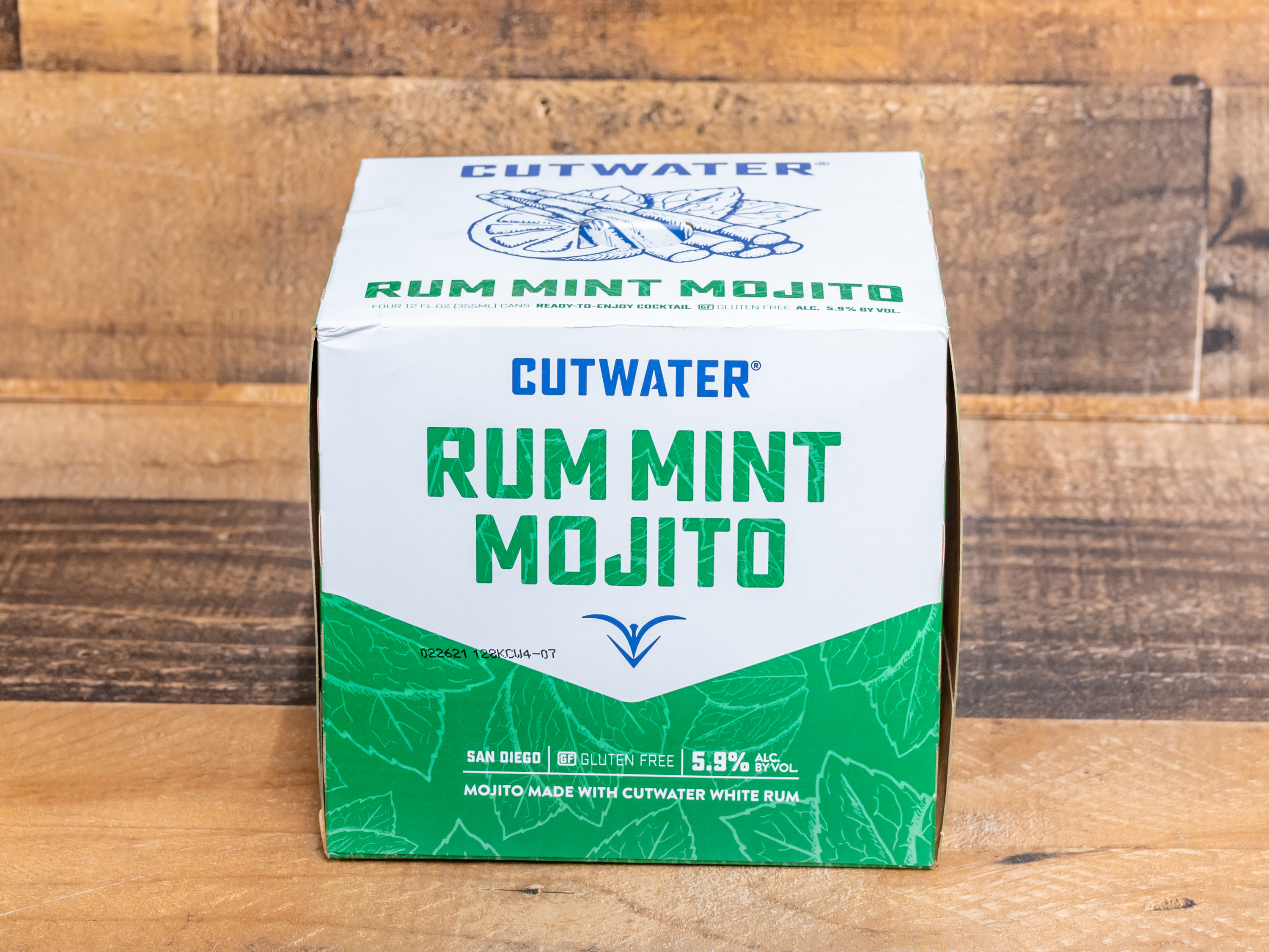Order Cutwater Rum Mint Mojito food online from Belvedere Liquor store, Santee on bringmethat.com