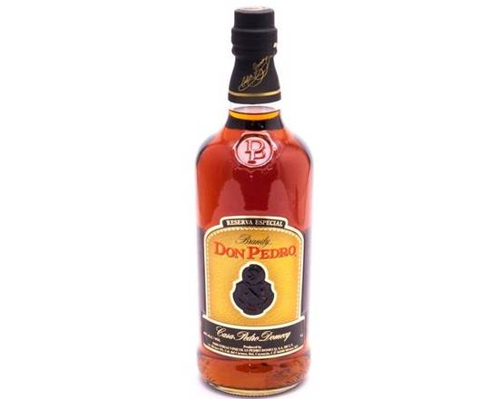 Order Don Pedro Brandy, Reserva Especial Brandy · 750 mL food online from House Of Wine store, New Rochelle on bringmethat.com