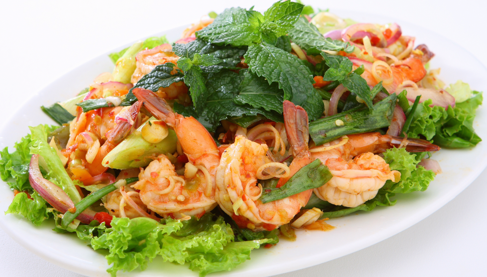Order Shrimp Salad food online from Thai Dishes Restaurant store, Santa Clarita on bringmethat.com