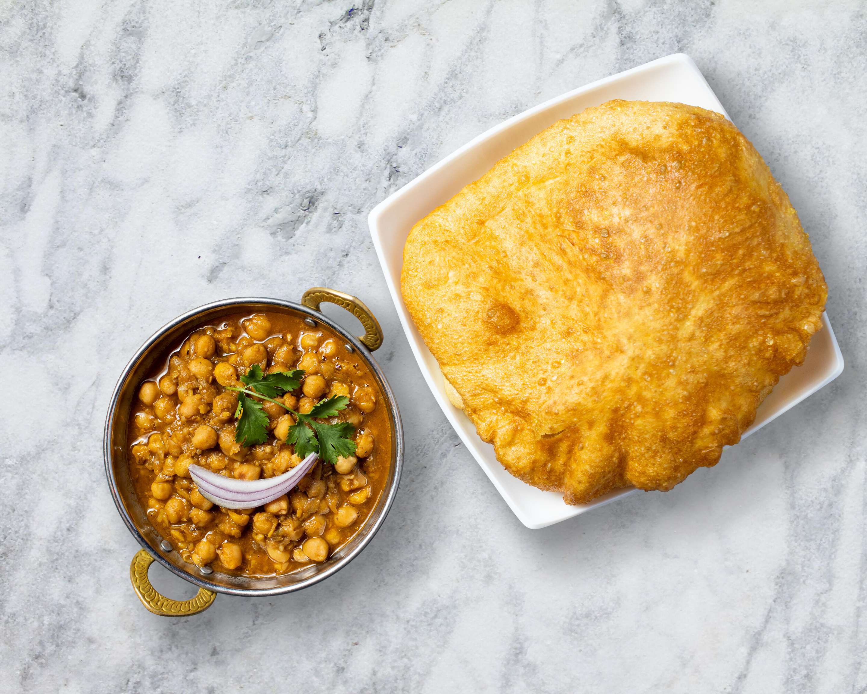 Order Cholay Bhature  food online from Make Samosa Noise store, San Francisco on bringmethat.com