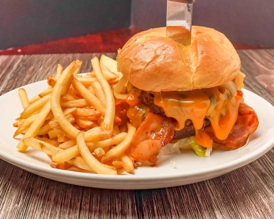 Order Double Double Burger food online from Five Roses Pub store, Rosemont on bringmethat.com