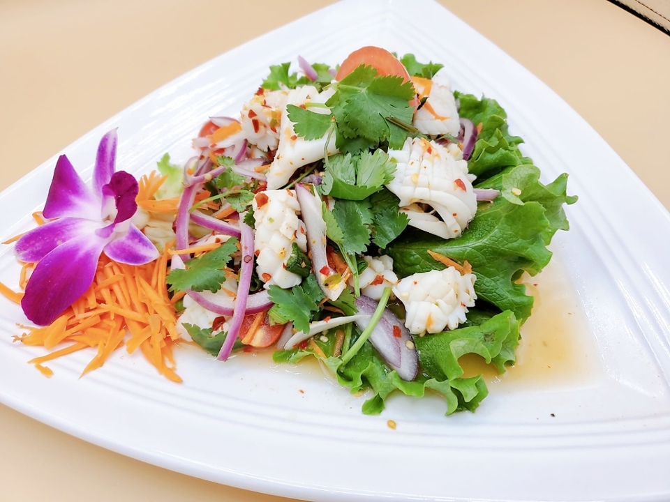 Order Squid Salad food online from Thai Spoon Las Vegas store, Las Vegas on bringmethat.com