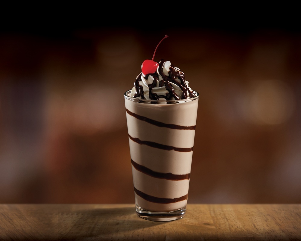 Order Ghirardelli Chocolate Milkshake food online from Nathan's Famous store, Lancaster on bringmethat.com