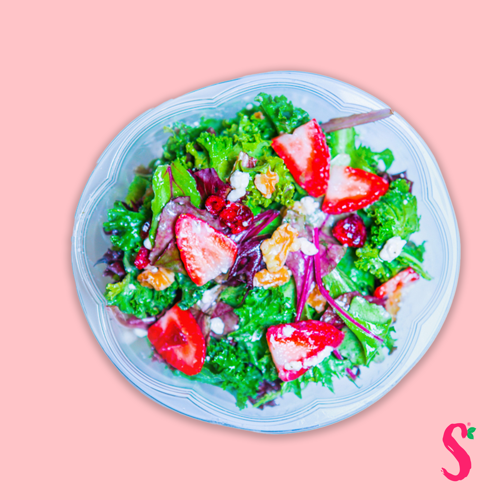 Order Summer Strawberry Salad food online from Sweetberry Bowls store, Holly Springs on bringmethat.com