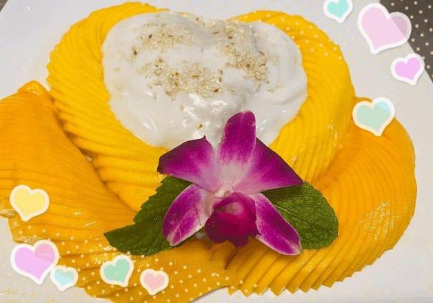 Order Sweet Rice with Mango food online from Thai Thai San Marcos Restaurant store, San Marcos on bringmethat.com