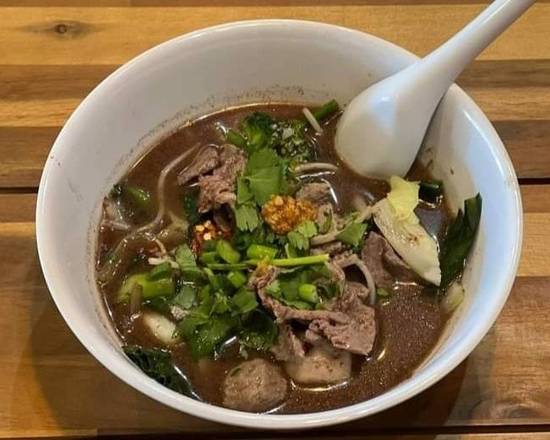 Order Boat Noodle Beef or Pork food online from Thai Zappz store, Overland Park on bringmethat.com
