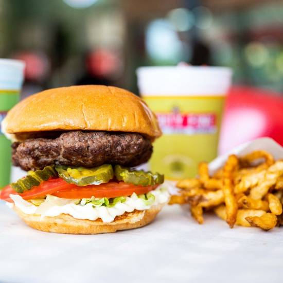 Order Youngster Burger Meal food online from Mighty Fine Burgers Fries & Shakes store, Austin on bringmethat.com