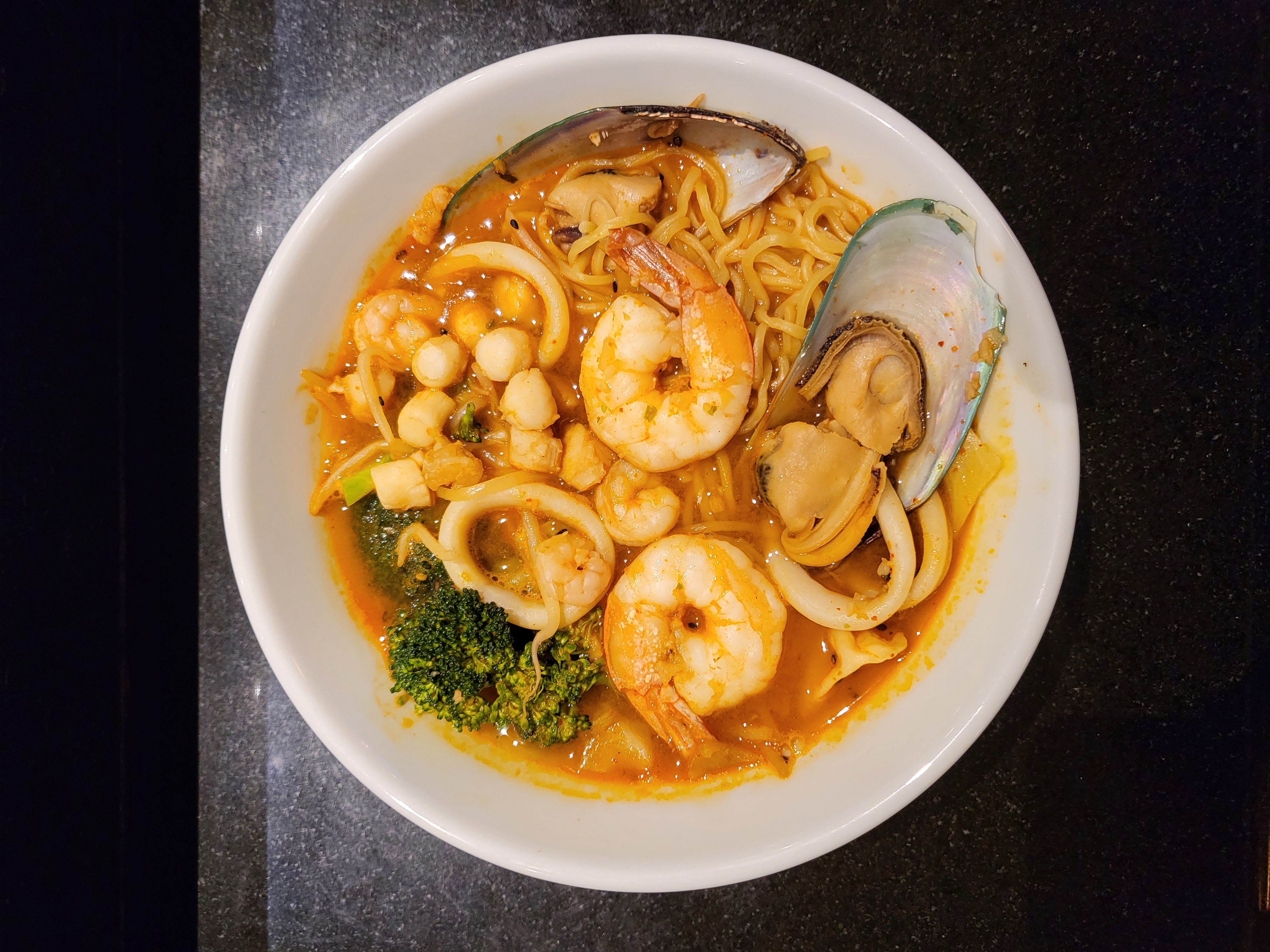 Order Spicy seafood ramen food online from Tokyo Roll And Noodle store, Chino Hills on bringmethat.com