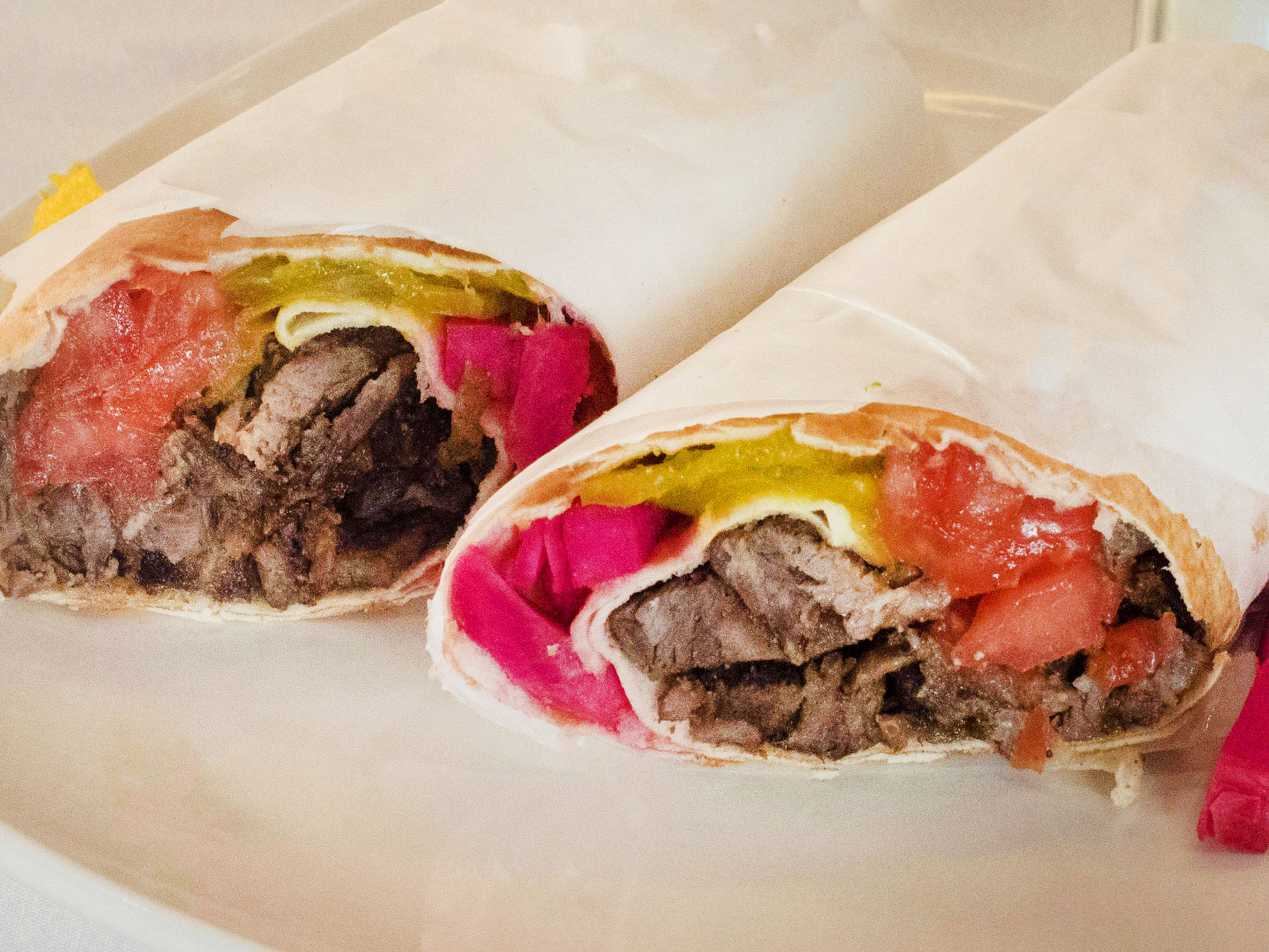 Order Beef Shawarma Wrap food online from Jay Jay's Bistro store, Troy on bringmethat.com