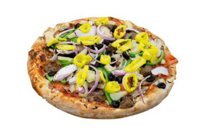 Order Bye Bye American Pie (8" Personal) food online from Peace Love & Pizza store, Marietta on bringmethat.com