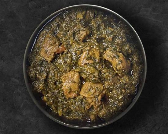 Order Spinach Flavor Goat food online from United Kitchens Of India store, Asheville on bringmethat.com