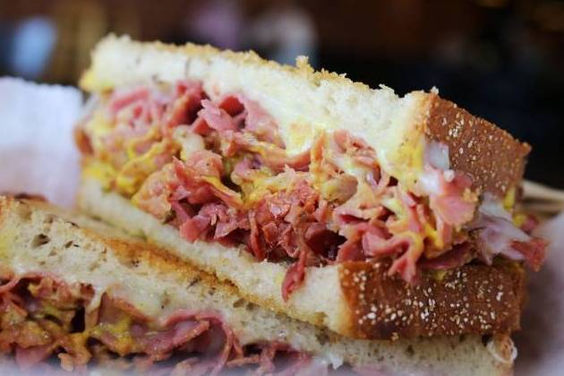 Order Pastrami Sandwich food online from Bbq Ribs Nation store, Los Angeles on bringmethat.com