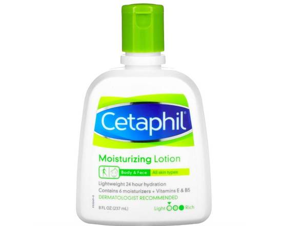 Order Cetaphil Moisturizing Lotion 8 oz food online from McLean Ave Pharmacy store, Yonkers on bringmethat.com