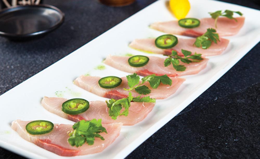 Order Yellowtail Jalapeno food online from California Rock'n Sushi store, Los Angeles on bringmethat.com