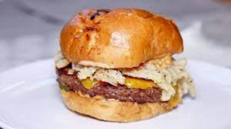 Order BBQ Bacon Burger food online from The Garret store, campbell on bringmethat.com