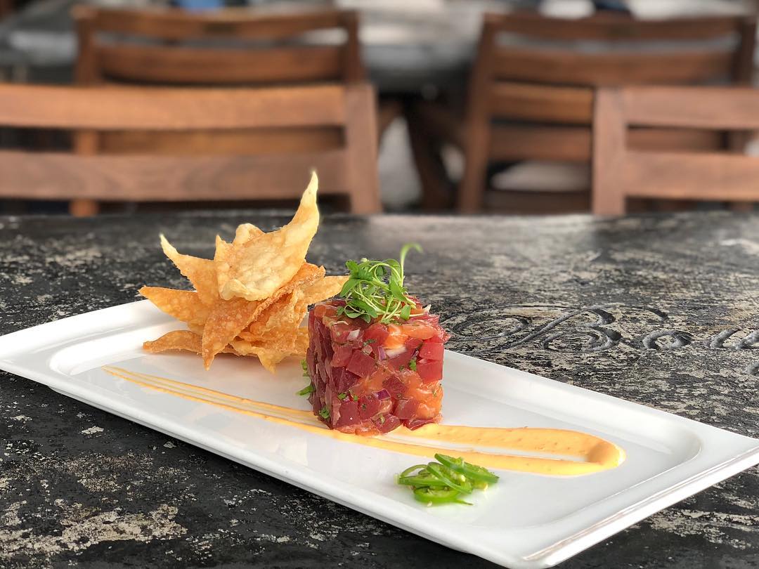 Order Salmon and Ahi Tuna Tartare food online from Abouzy store, Houston on bringmethat.com
