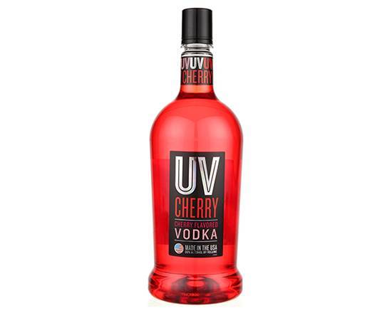 Order UV Vodka Cherry, 750ML liquor (30% ABV) food online from Samco Food Store store, Bakersfield on bringmethat.com