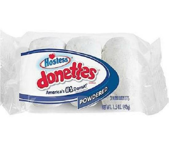Order Hostess Donettes Powdered 3 Pack food online from IV Deli Mart store, Goleta on bringmethat.com