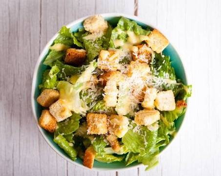 Order Classic Caesar Side Salad food online from Salad Kreation store, Raleigh on bringmethat.com