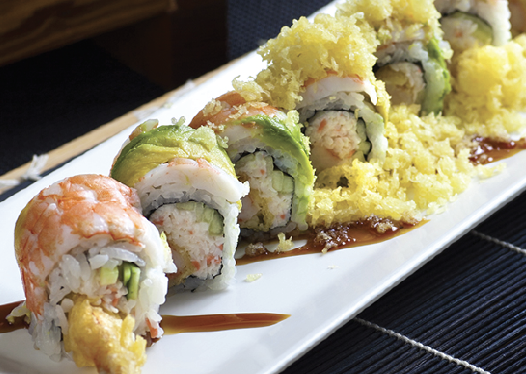 Order Super Crunch Roll food online from Shiki Sushi store, Studio City on bringmethat.com