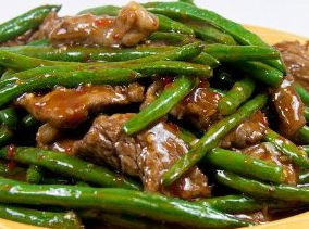 Order 69. Roast Pork with String Bean food online from China Garden store, Hackettstown on bringmethat.com